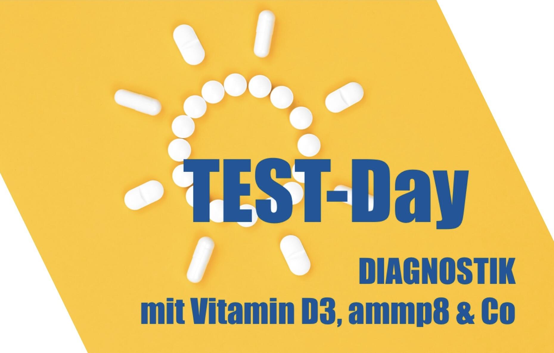 DIAGNOSTIK mit Vitamin D3, ammp8 & Co - Testen auch Sie sich!