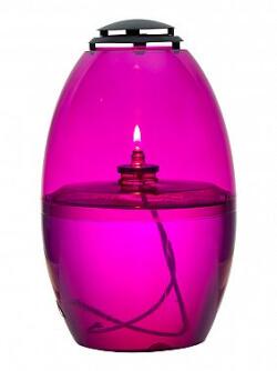 Mondlampe violett 1,4 L. (Flüssigwachskerze-Grabkerze)