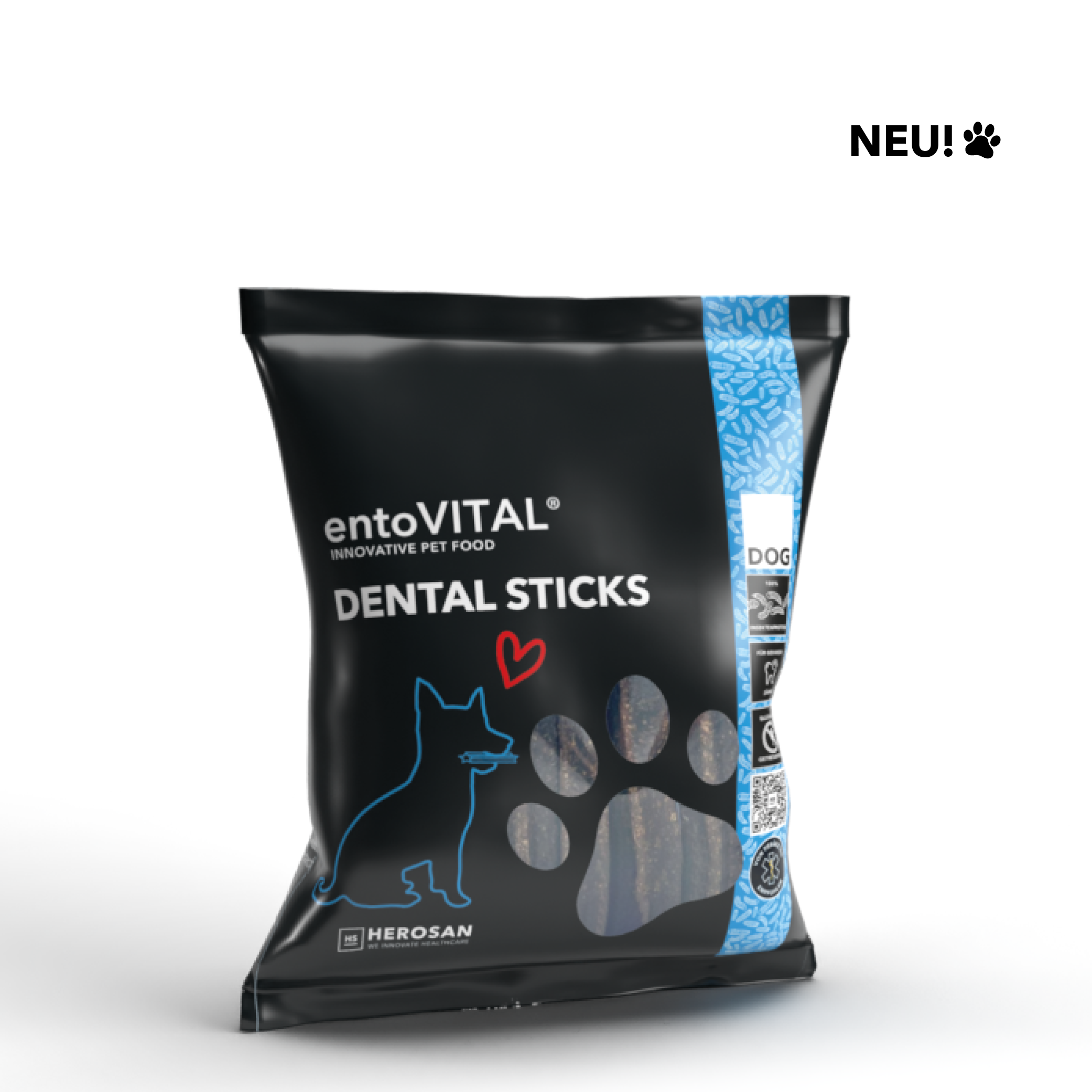 entoVITAL DOG Dental Sticks HEROSAN healthcare