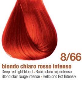 8/66E - DEEP RED LIGHT LIGHT BLOND