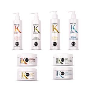 KRISTAL Shampoos & Conditioner Set (8x 300 ml)